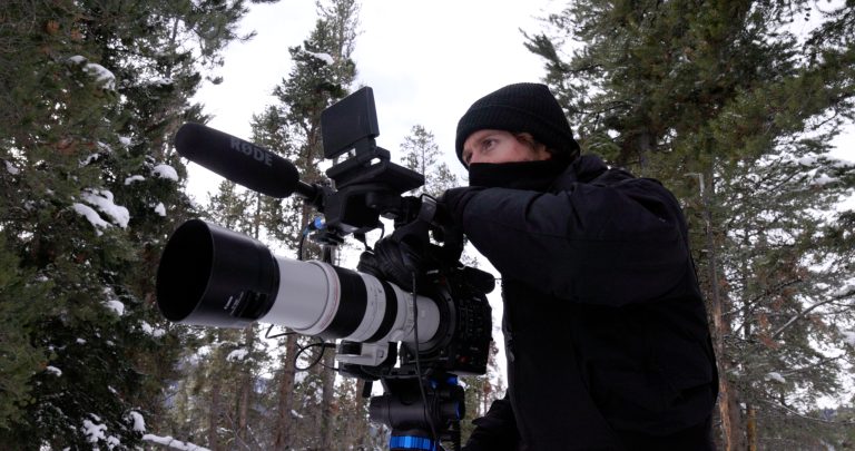 Evan Filming CU